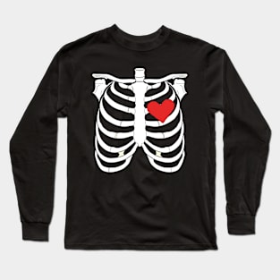 SkeleHeart Long Sleeve T-Shirt